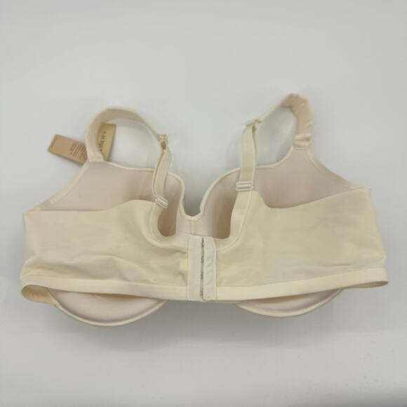 New CACIQUE Bra Adjustable Lightly Lined Underwire 44DD Cushioned Balconette - Picture 2 of 5